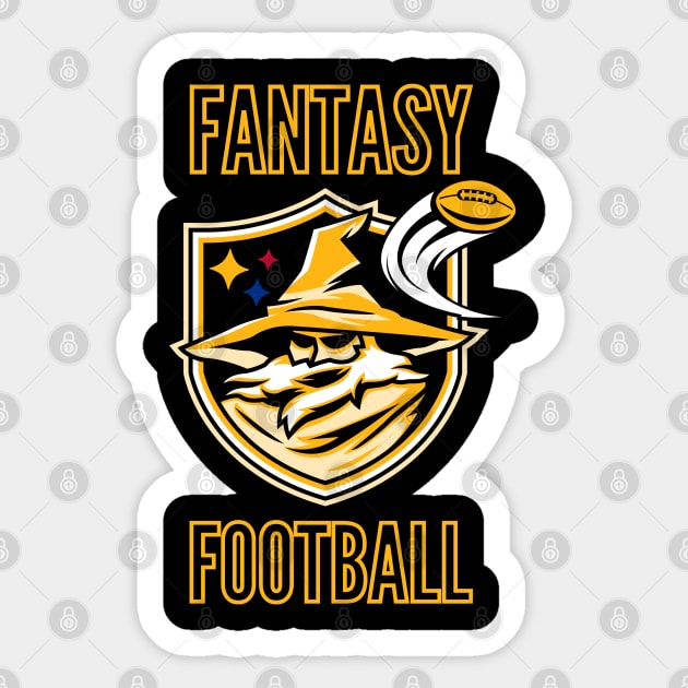 Fantasy Football (Pittsburgh) Sticker by Pine Tree Tees